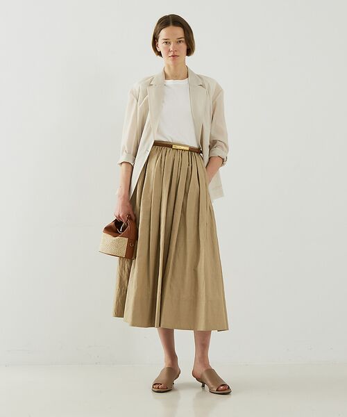 DESIGNWORKS / デザインワークス テーラードジャケット | リネン混シアーオーバーサイズジャケット | 詳細9