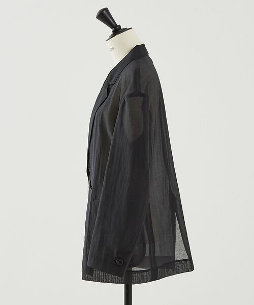 DESIGNWORKS / デザインワークス テーラードジャケット | リネン混シアーオーバーサイズジャケット | 詳細22
