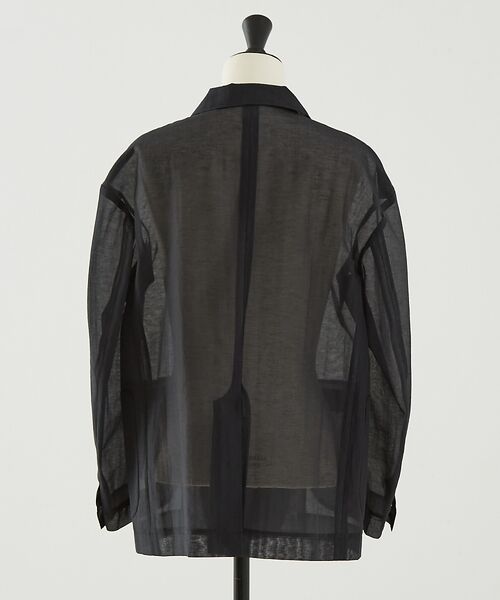 DESIGNWORKS / デザインワークス テーラードジャケット | リネン混シアーオーバーサイズジャケット | 詳細23