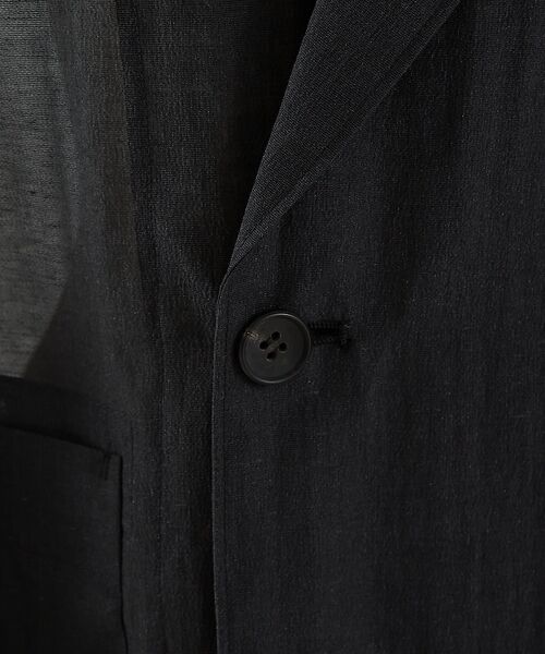 DESIGNWORKS / デザインワークス テーラードジャケット | リネン混シアーオーバーサイズジャケット | 詳細26
