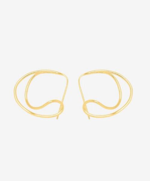 DESIGNWORKS / デザインワークス ピアス・イヤリング | 【BARJEWELLERY/バージュエリー】 CROSSED PATHS ピアス（ゴールド）