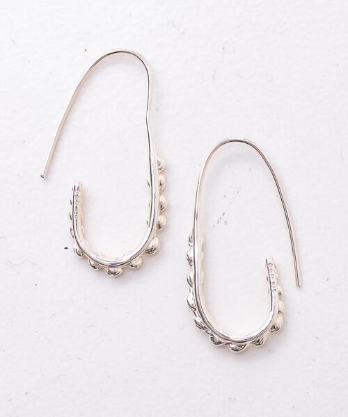 DESIGNWORKS / デザインワークス ピアス・イヤリング | 【BARJEWELLERY/バージュエリー】 IMPASTA ピアス シルバー | 詳細1