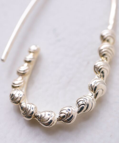 DESIGNWORKS / デザインワークス ピアス・イヤリング | 【BARJEWELLERY/バージュエリー】 IMPASTA ピアス シルバー | 詳細2