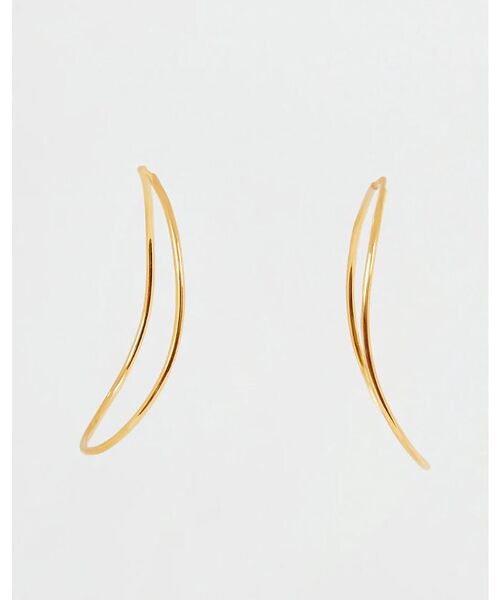 DESIGNWORKS / デザインワークス ピアス・イヤリング | 【BARJEWELLERY/バージュエリー】 CONTOUR ピアス ゴールド | 詳細4