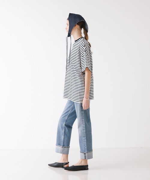 DESIGNWORKS / デザインワークス Tシャツ | 【thehighlights/ザ ハイライツ 】別注big tee ボーダー | 詳細3