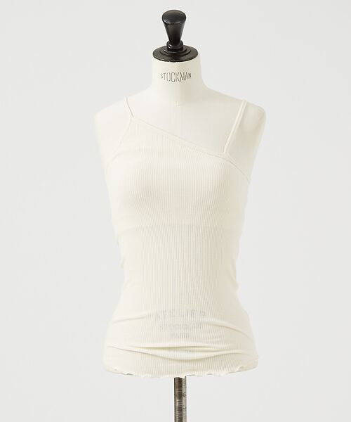 DESIGNWORKS / デザインワークス キャミソール・チューブトップ | HAKUJI Twist cotton bra タンクキャミソール | 詳細1