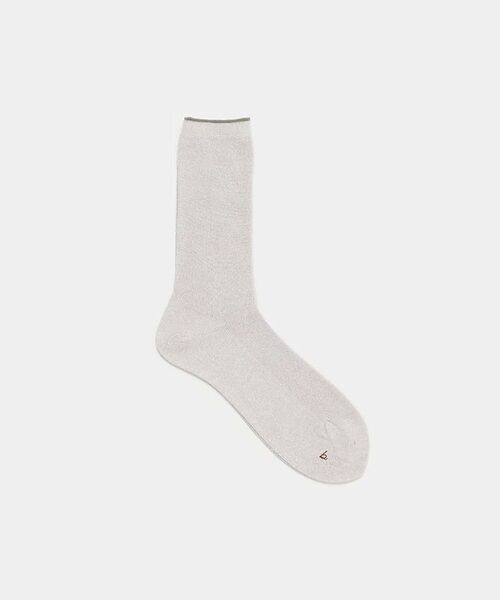 DESIGNWORKS / デザインワークス ソックス | 【babaco/ババコ】 Lurex Fine Ribbed Socks ラメリ | 詳細1