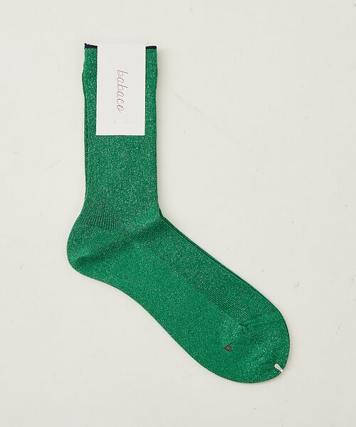 DESIGNWORKS / デザインワークス ソックス | 【babaco/ババコ】 Lurex Fine Ribbed Socks ラメリ | 詳細2