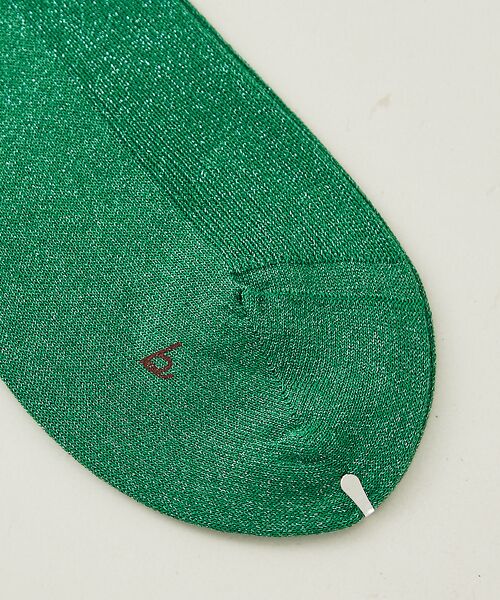 DESIGNWORKS / デザインワークス ソックス | 【babaco/ババコ】 Lurex Fine Ribbed Socks ラメリ | 詳細3