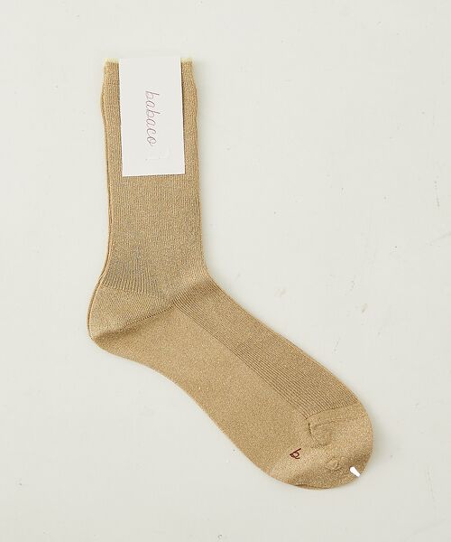 DESIGNWORKS / デザインワークス ソックス | 【babaco/ババコ】 Lurex Fine Ribbed Socks ラメリ | 詳細4