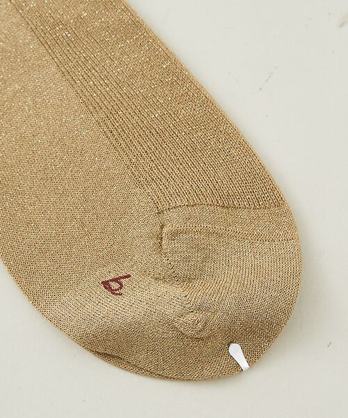 DESIGNWORKS / デザインワークス ソックス | 【babaco/ババコ】 Lurex Fine Ribbed Socks ラメリ | 詳細5