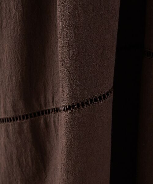 DESIGNWORKS / デザインワークス ワンピース | コットンサブレＶネックノースリーブワンピース | 詳細19