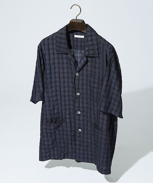 DESIGNWORKS / デザインワークス シャツ・ブラウス | 【超軽量】シアー オープンカラー チェックシャツ | 詳細2