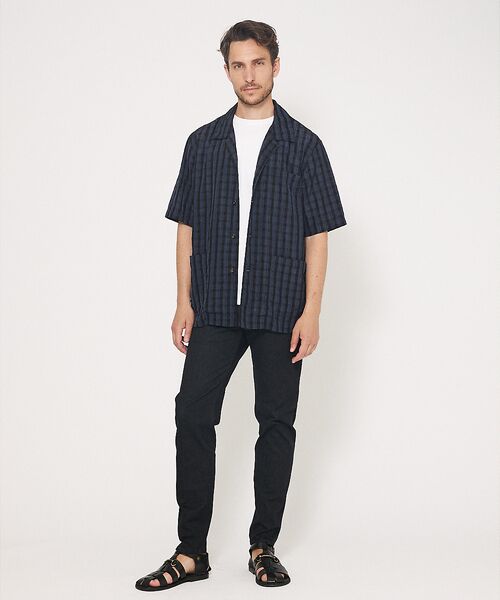 DESIGNWORKS / デザインワークス シャツ・ブラウス | 【超軽量】シアー オープンカラー チェックシャツ | 詳細4