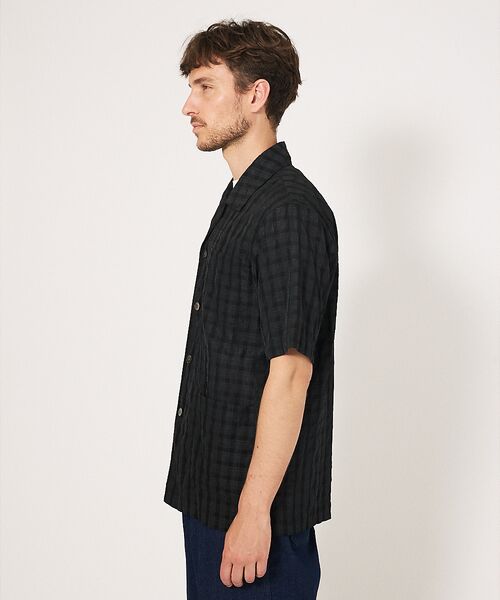 DESIGNWORKS / デザインワークス シャツ・ブラウス | 【超軽量】シアー オープンカラー チェックシャツ | 詳細6