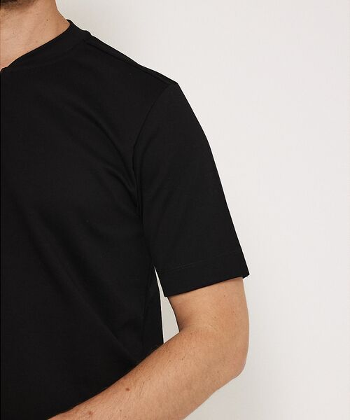 DESIGNWORKS / デザインワークス Tシャツ | 超度詰微起毛スムース ハーフジップ Tシャツ | 詳細8