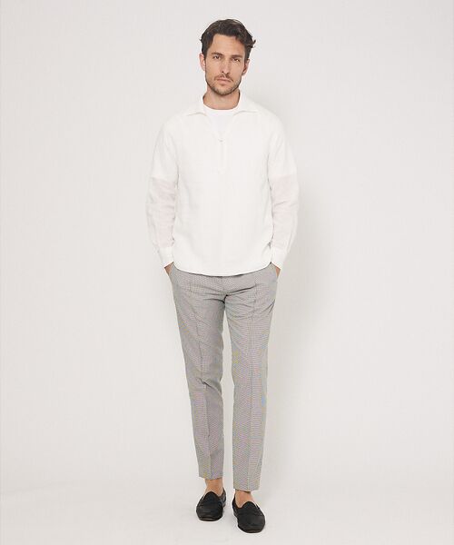 DESIGNWORKS / デザインワークス シャツ・ブラウス | 【アイリッシュリネン】 ワンピースカラー プルオーバーシャツ | 詳細8