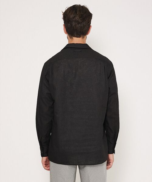 DESIGNWORKS / デザインワークス シャツ・ブラウス | 【アイリッシュリネン】 ワンピースカラー プルオーバーシャツ | 詳細11