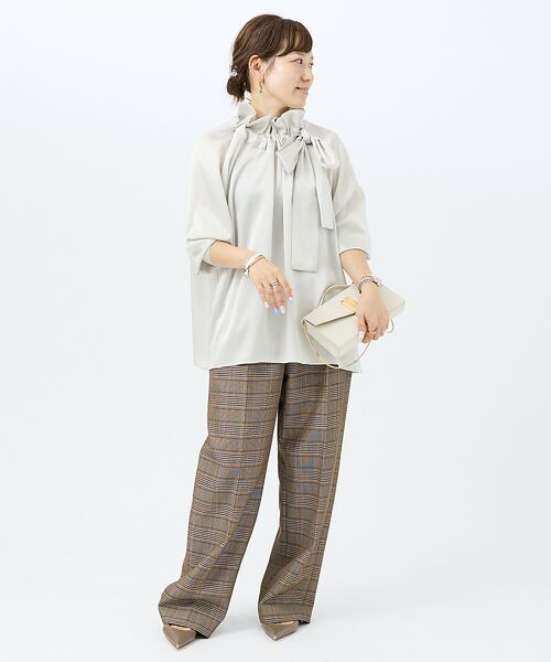 DESIGNWORKS / デザインワークス シャツ・ブラウス | 【ロングセラー】サテンリボンブラウス | 詳細9