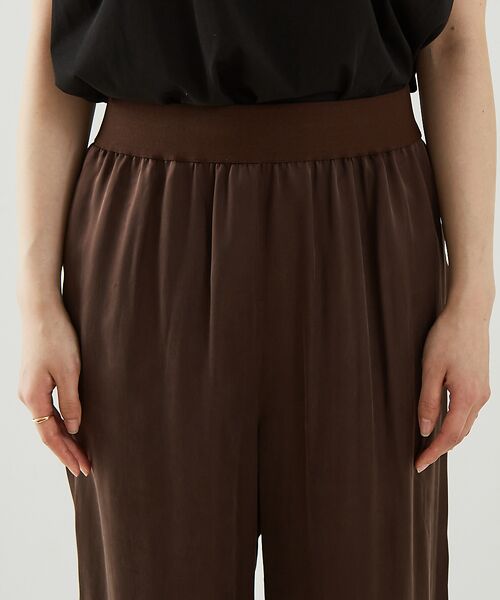 DESIGNWORKS / デザインワークス パンツ | キュプラフィブリルサテンリラックスパンツ | 詳細10
