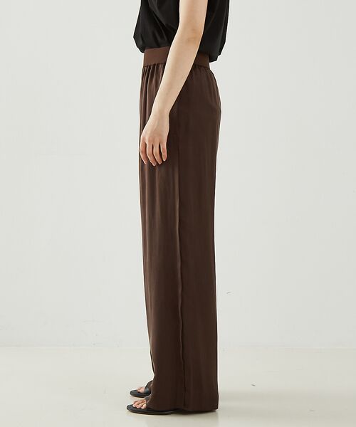 DESIGNWORKS / デザインワークス パンツ | キュプラフィブリルサテンリラックスパンツ | 詳細8