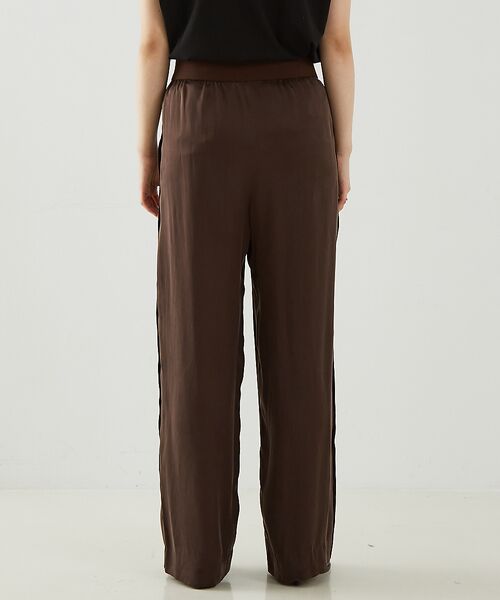 DESIGNWORKS / デザインワークス パンツ | キュプラフィブリルサテンリラックスパンツ | 詳細9