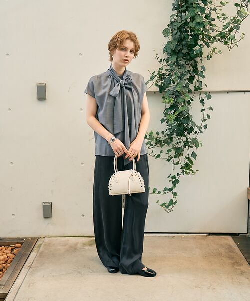 DESIGNWORKS / デザインワークス パンツ | キュプラフィブリルサテンリラックスパンツ | 詳細18