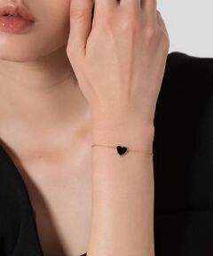 DESIGNWORKS / デザインワークス ブレスレット・バングル | Bijou de M リバーシブルハートブレスレット(ブラック)