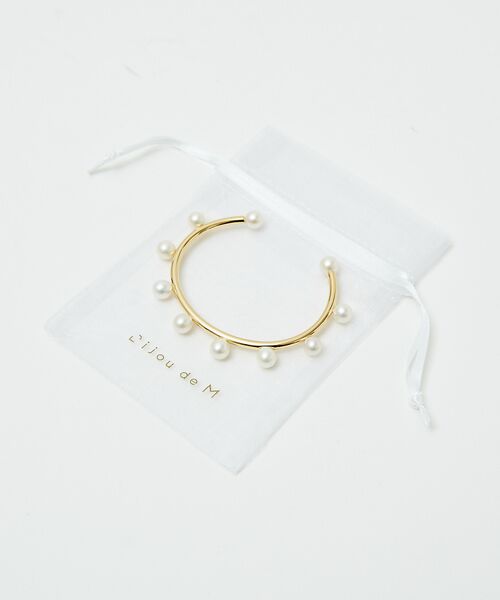 DESIGNWORKS / デザインワークス ブレスレット・バングル | Bijou de M ドットパールバングル | 詳細8
