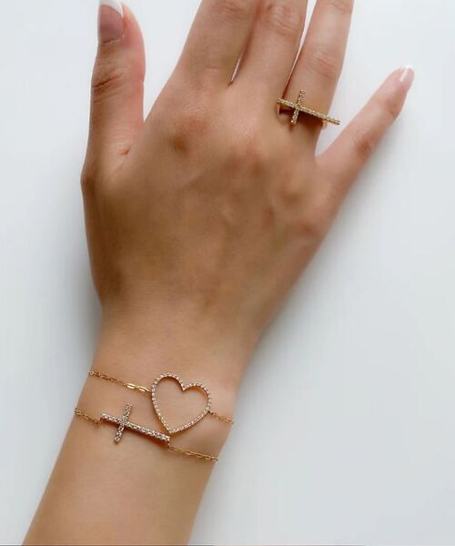 DESIGNWORKS / デザインワークス ブレスレット・バングル | Bijou de M つけっぱなしハートブレスレット | 詳細1