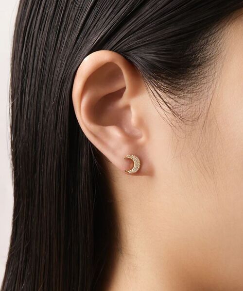 DESIGNWORKS / デザインワークス ピアス・イヤリング | Bijou de M プチお月さまピアス | 詳細1