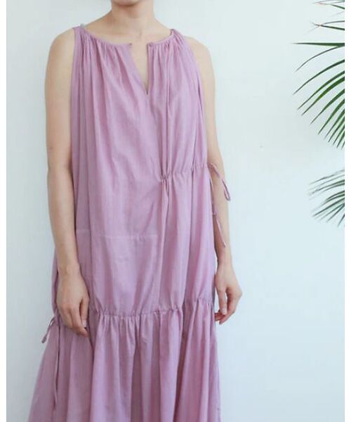 DESIGNWORKS / デザインワークス ワンピース | 【WALANCE/ワランス】オーガニックコットン２WAY ティアードワンピース | 詳細5