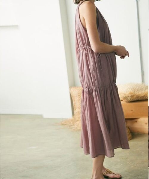 DESIGNWORKS / デザインワークス ワンピース | 【WALANCE/ワランス】オーガニックコットン２WAY ティアードワンピース | 詳細10