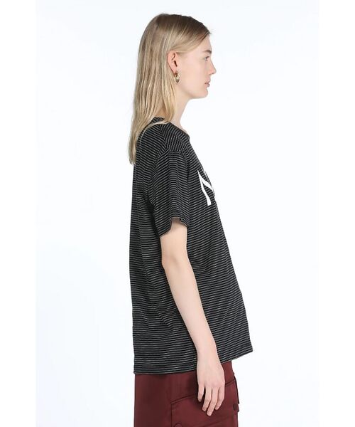 DESIGNWORKS / デザインワークス Tシャツ | 【 N゜21/ヌメロヴェントゥーノ】ボーダー×ロゴTシャツ | 詳細2