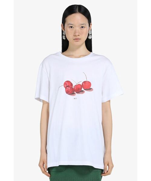 セール】 【 N゜21/ヌメロヴェントゥーノ】チェリーTシャツ （T