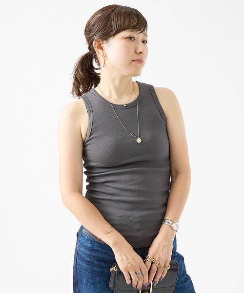 DESIGNWORKS / デザインワークス キャミソール・チューブトップ | テレコアメスリタンクトップ | 詳細12
