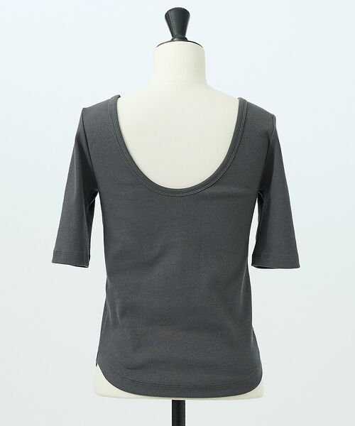 DESIGNWORKS / デザインワークス Tシャツ | テレコバックオープンクルーネックプルオーバー | 詳細19