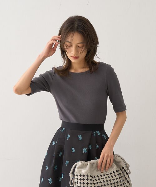 DESIGNWORKS / デザインワークス Tシャツ | テレコバックオープンクルーネックプルオーバー | 詳細12