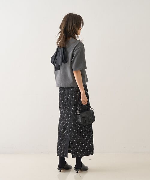 DESIGNWORKS / デザインワークス ロング・マキシ丈スカート | ラインストーンストレートスカート | 詳細10