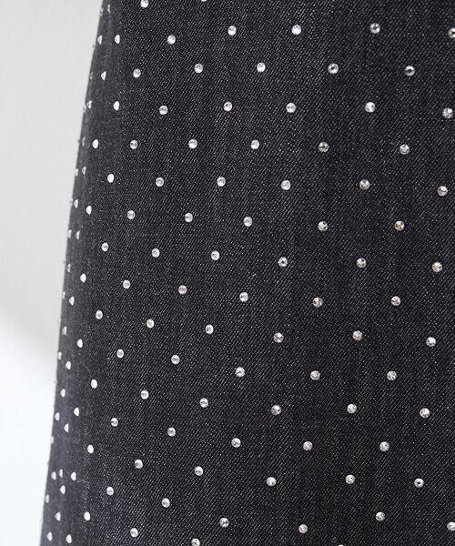 DESIGNWORKS / デザインワークス ロング・マキシ丈スカート | ラインストーンストレートスカート | 詳細14