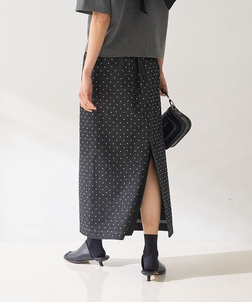 DESIGNWORKS / デザインワークス ロング・マキシ丈スカート | ラインストーンストレートスカート | 詳細5