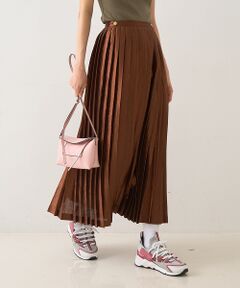 DESIGNWORKS / デザインワークス ロング・マキシ丈スカート | メタリックプリーツラップスカート