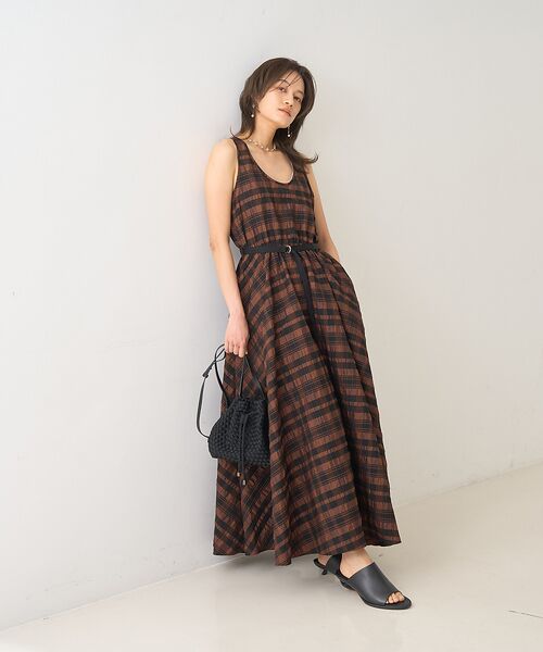 DESIGNWORKS / デザインワークス ワンピース | ジャスミンチェックフレアワンピース | 詳細4