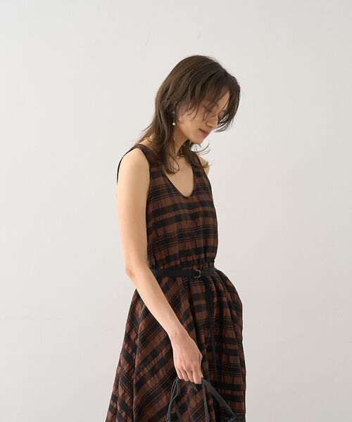 DESIGNWORKS / デザインワークス ワンピース | ジャスミンチェックフレアワンピース | 詳細5