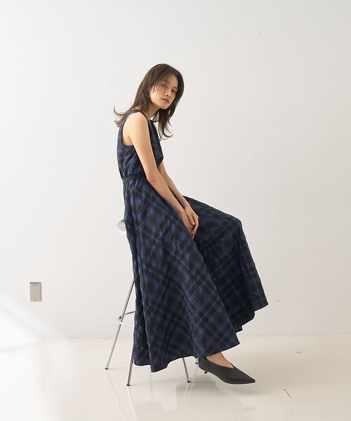 DESIGNWORKS / デザインワークス ワンピース | ジャスミンチェックフレアワンピース | 詳細14