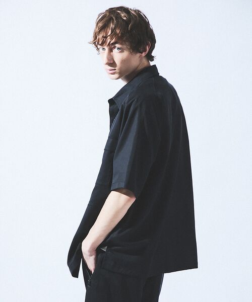 DESIGNWORKS / デザインワークス シャツ・ブラウス | 【セットアップ対応】フィブリル パッチワーク 半袖シャツ | 詳細12