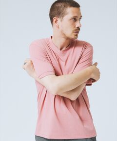 DESIGNWORKS / デザインワークス Tシャツ | 【ハイツイスト】天竺 カットオフ VネックTシャツ / 接触冷感 / 吸水速乾