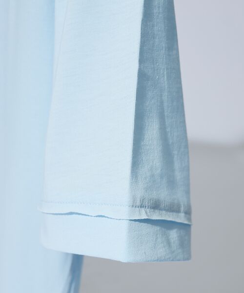 DESIGNWORKS / デザインワークス Tシャツ | 【ハイツイスト】天竺 カットオフ VネックTシャツ / 接触冷感 / 吸水速乾 | 詳細5