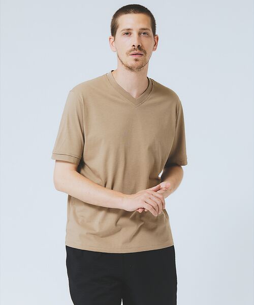45R リネン天竺のカットワークテントTシャツ 45R リネン天竺のカットワークテントTシャツ