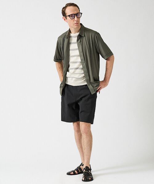 DESIGNWORKS / デザインワークス ショート・ハーフ・半端丈パンツ | 【SOLOTEX(R)】ウール サッカー ショートパンツ | 詳細1